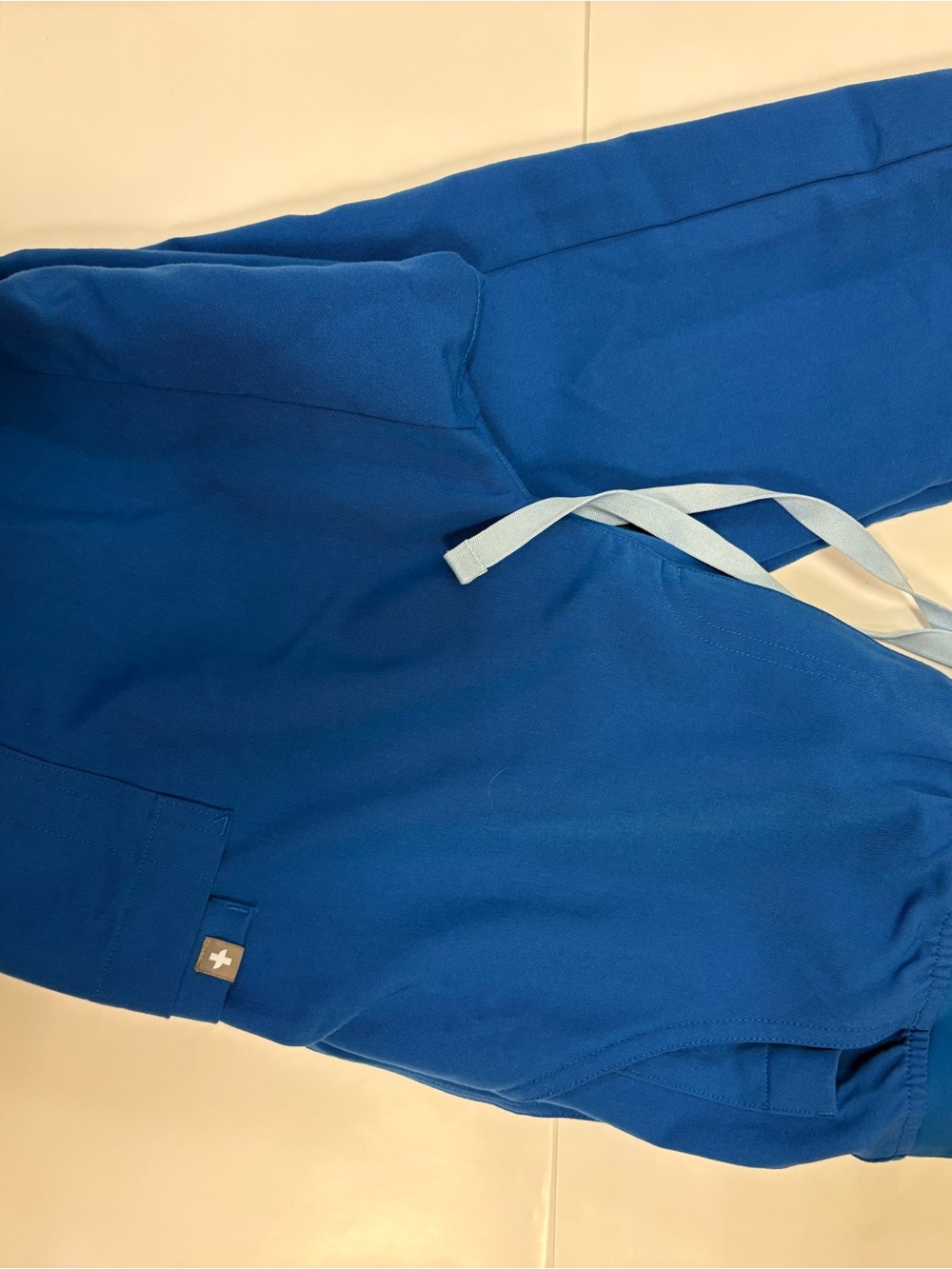Figs Women's Cobalt Blue Drawstring Scrub Pants
